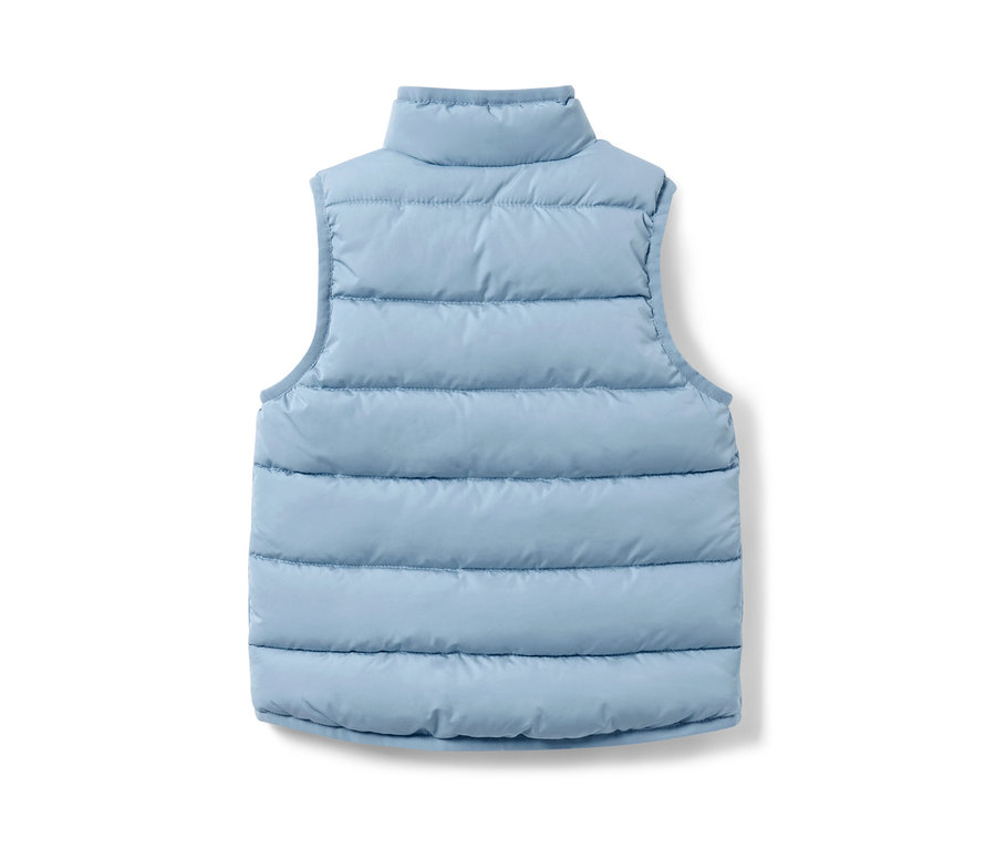 Modrá dětská prošívaná vesta.