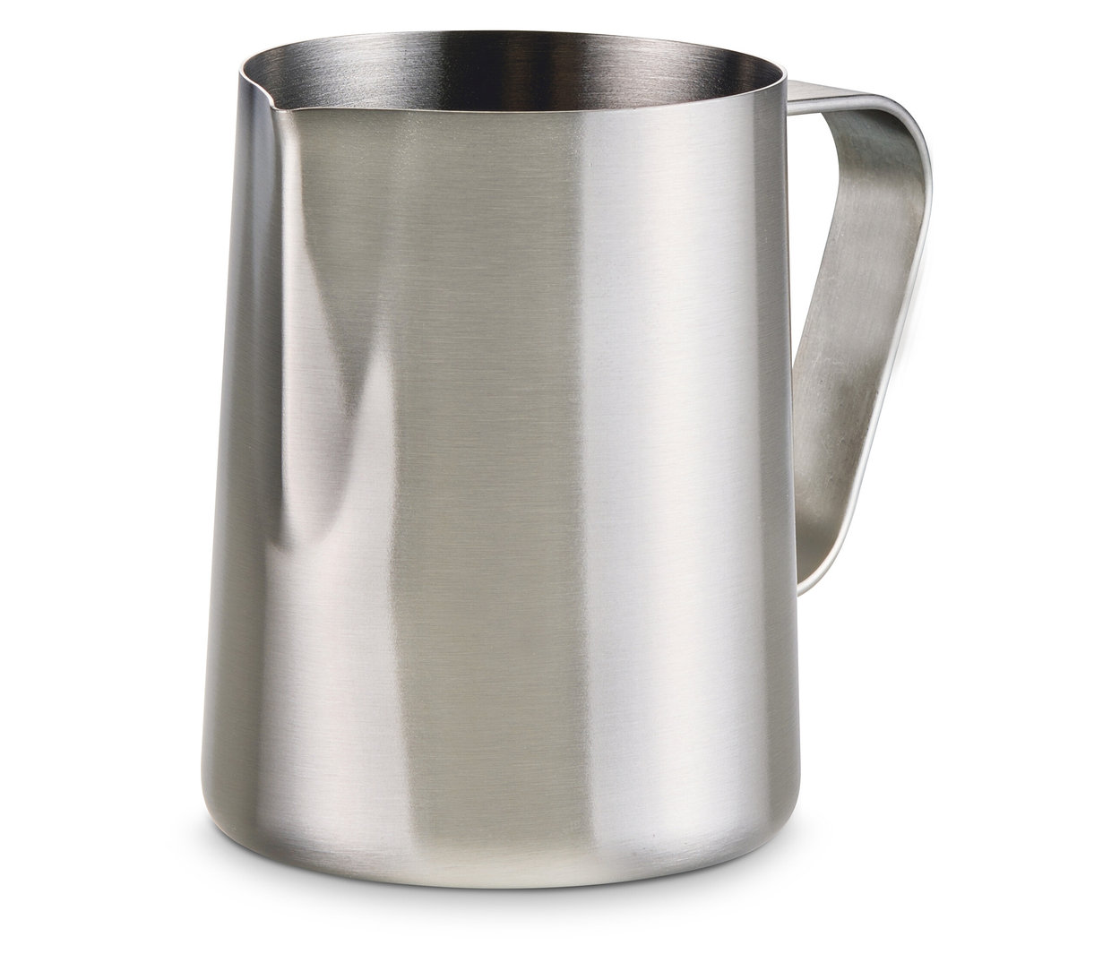 Konvička na mléko z ušlechtilé oceli o objemu 300 ml.