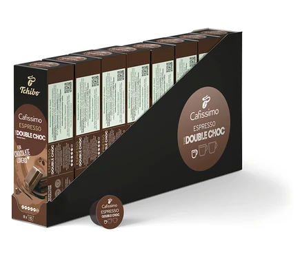 Balení kapslí Cafissimo Flavoured Espresso – Double Choc.