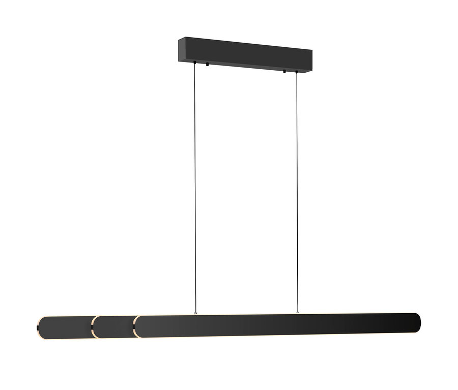 Černá LED závěsná lampa Paul Neuhaus "Adriana Round".