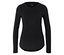 Černé tričko s dlouhým rukávem.