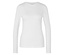Bílé tričko s dlouhým rukávem.