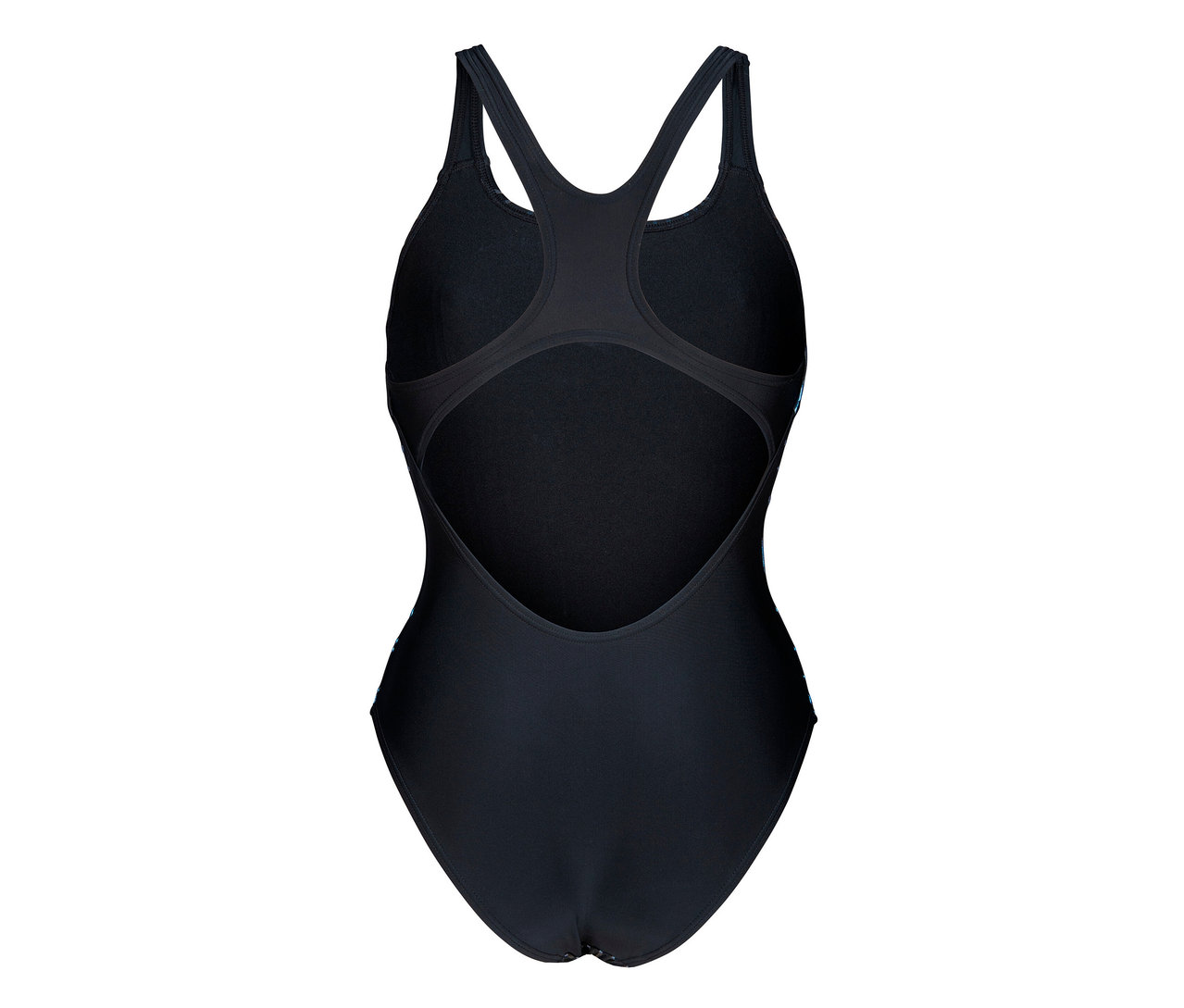 Detailní pohled zezadu na dámské plavky arena Feel Hyacinth Swim Pro Back.