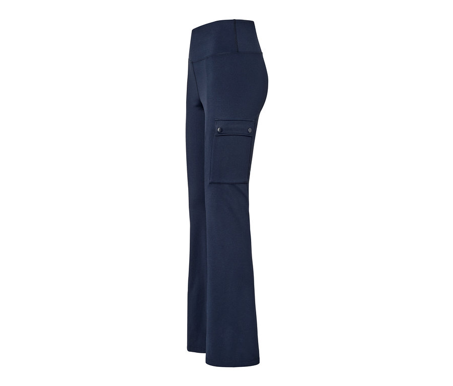 Tmavě modré termokalhoty jazzpants s kapsou na nohavici.