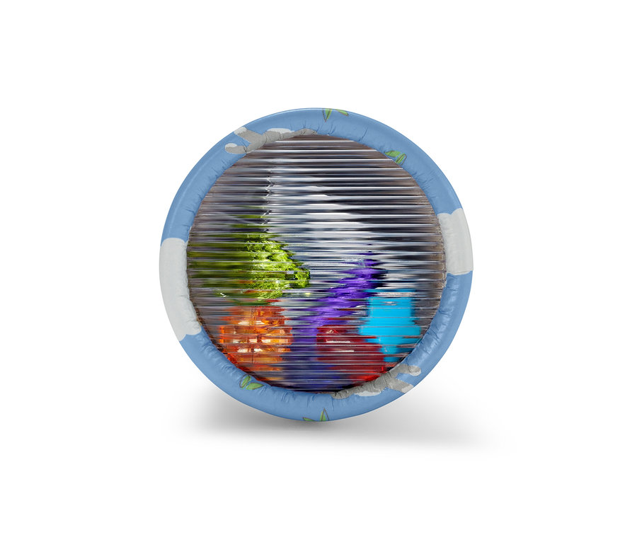 Detailní pohled na kaleidoskop.