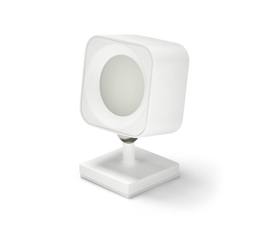 Nástěnné bateriové svítidlo LED v bílé barvě.