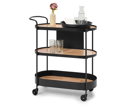 Servírovací vozík s podnosem