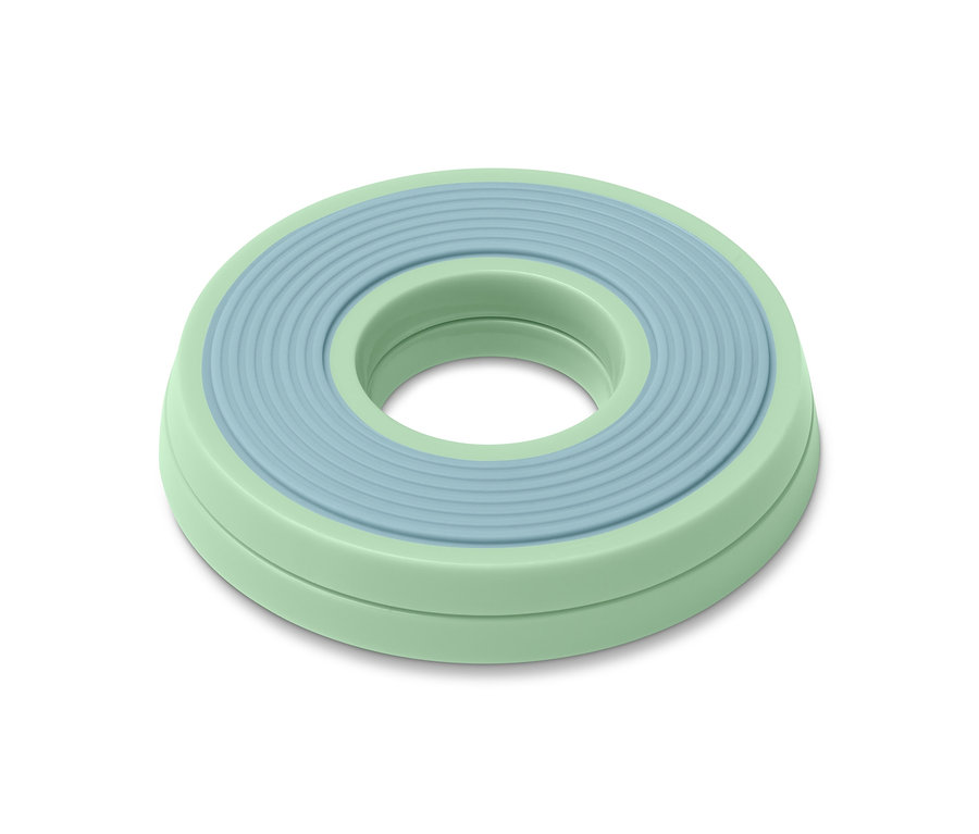 Zelený otočný stojan na dort.