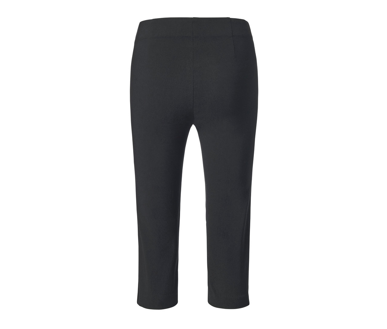 Černé 3/4 strečové kalhoty.