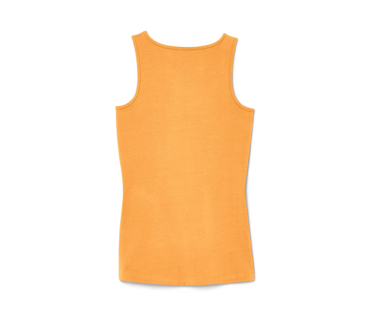 Pohled zezadu na oranžový top, 2 ks.