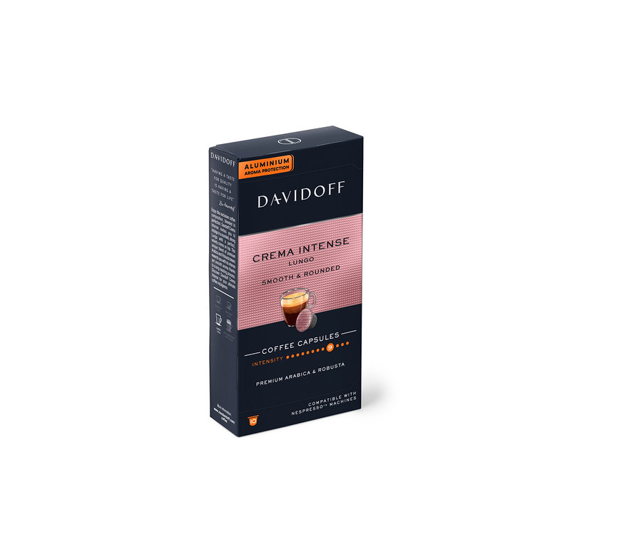 Balení kapslí DAVIDOFF CAFÉ Crema Intense.