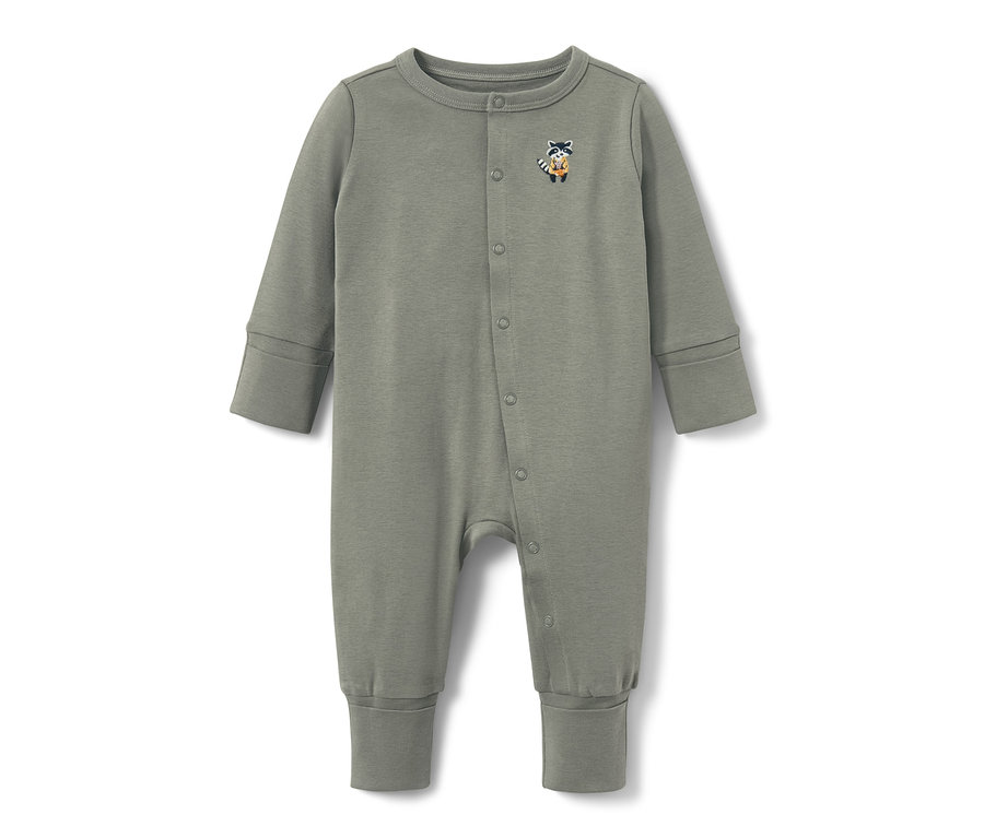 Šedé pyžamko s dlouhými rukávy a obrázkem mývala, 3 ks