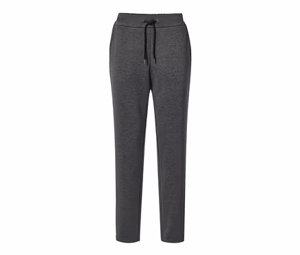 Šedé kalhoty joggpant se stahovací šňůrkou.