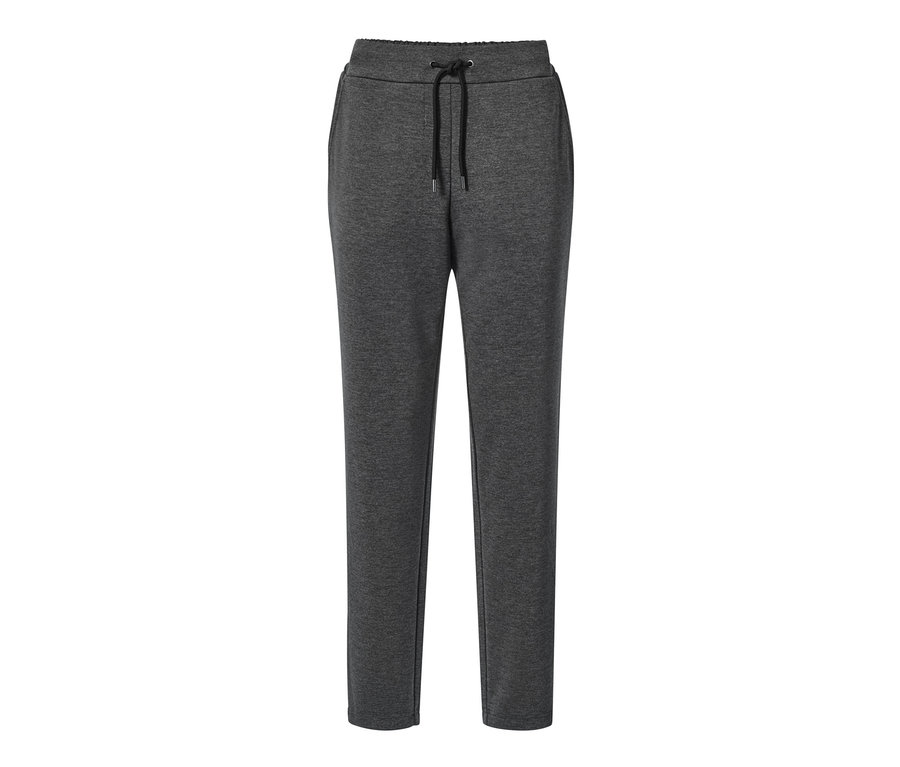 Šedé kalhoty joggpant se stahovací šňůrkou.