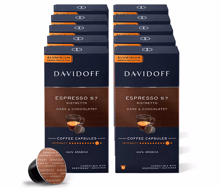 Balení kapslí DAVIDOFF CAFÉ Espresso 57.