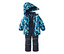 Bunda: vzor v tmavě modré, středně modré, světle modré a bílé kombinaci<br>Kalhoty: tmavě modrá