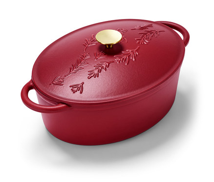 Litinový pekáč, oválný