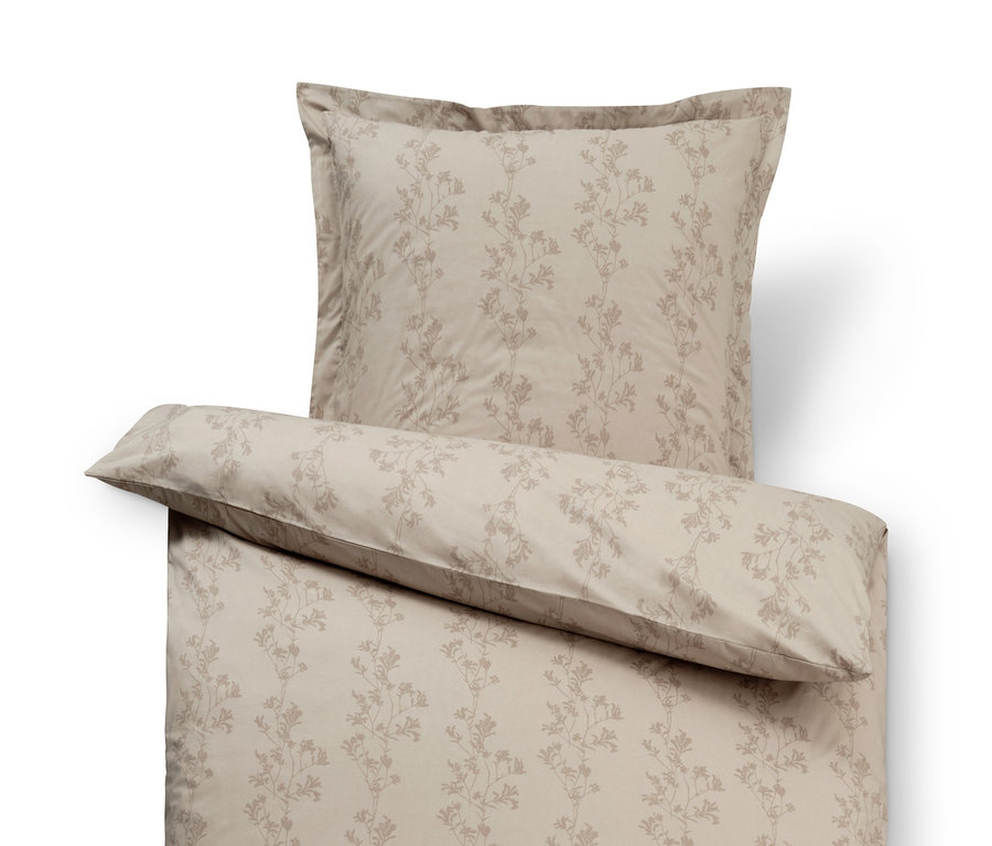 Bavlněné povlečení standardní a nadměrné velikosti s květinovým vzorem.