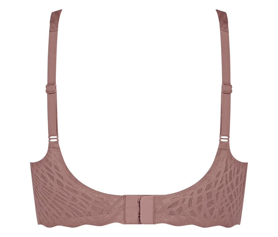 Detail měkké podprsenky sloggi ZERO Feel Bliss Soft Bra, cacao.