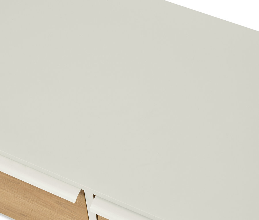 Detail desky Sitzbank »LEEG« mit 2 Schubladen.