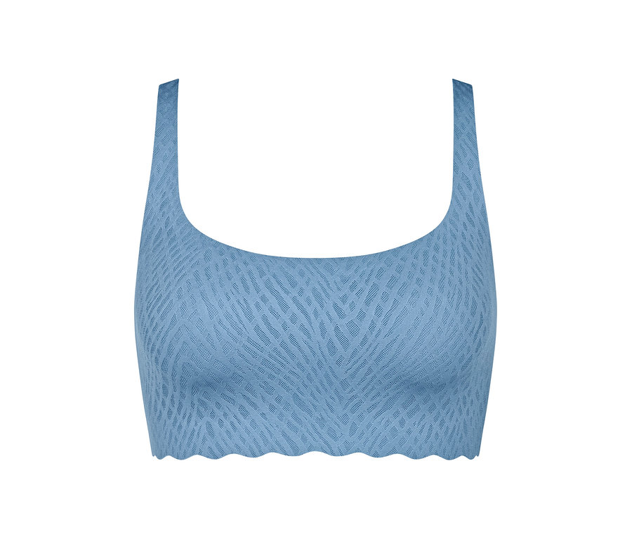 Modrý top Sloggi ZERO Feel Bliss Top.