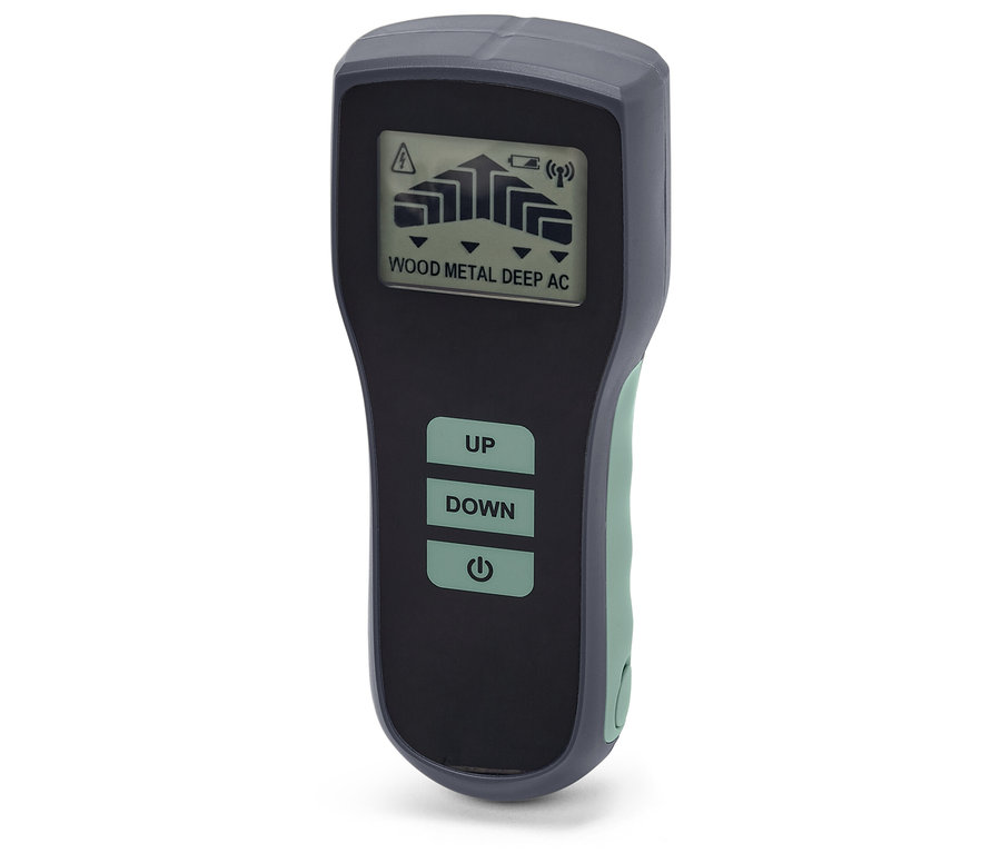 Detailní pohled na multifunkční detektor.