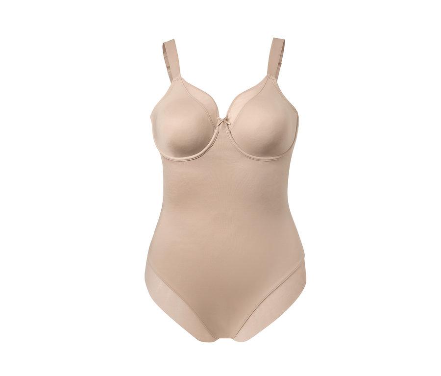 Béžové stahovací body.