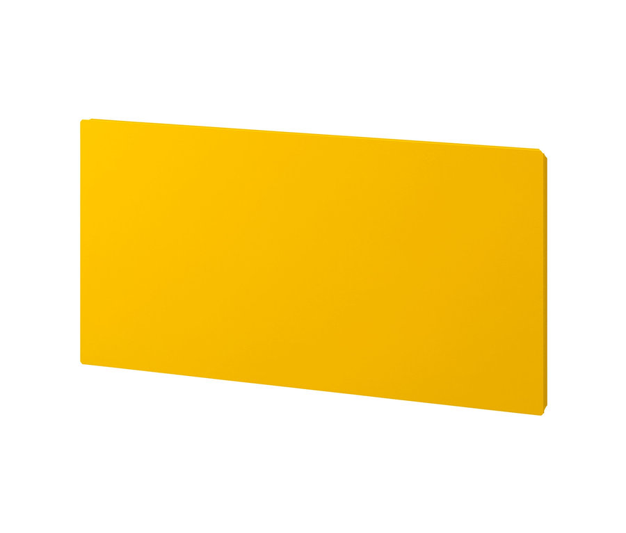 Žlutá kovová zadní stěna »CN3«.