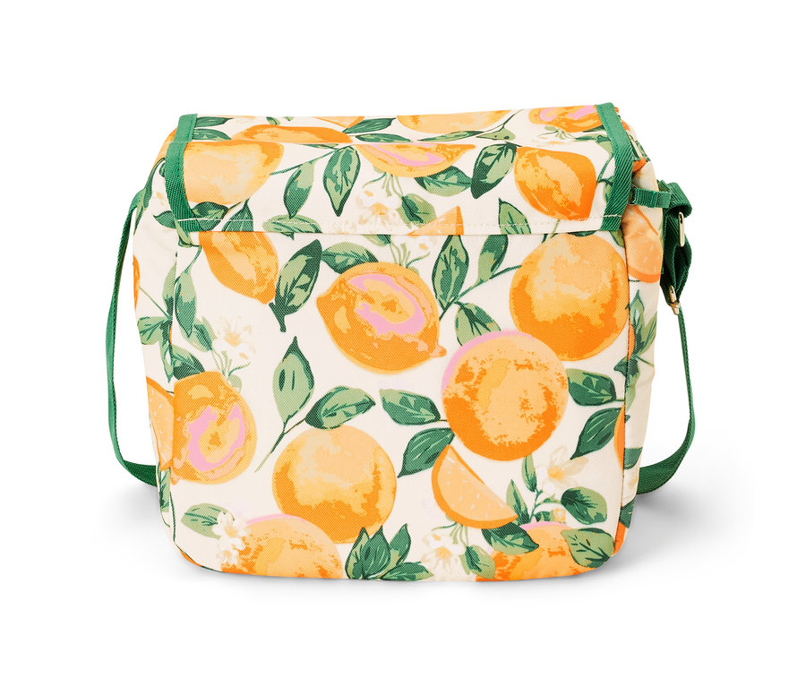 Chladicí minitaška s potiskem citrusů.
