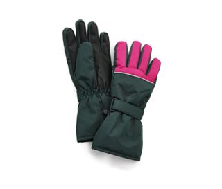 Růžovo-tmavě zelené ve stylu colorblocking