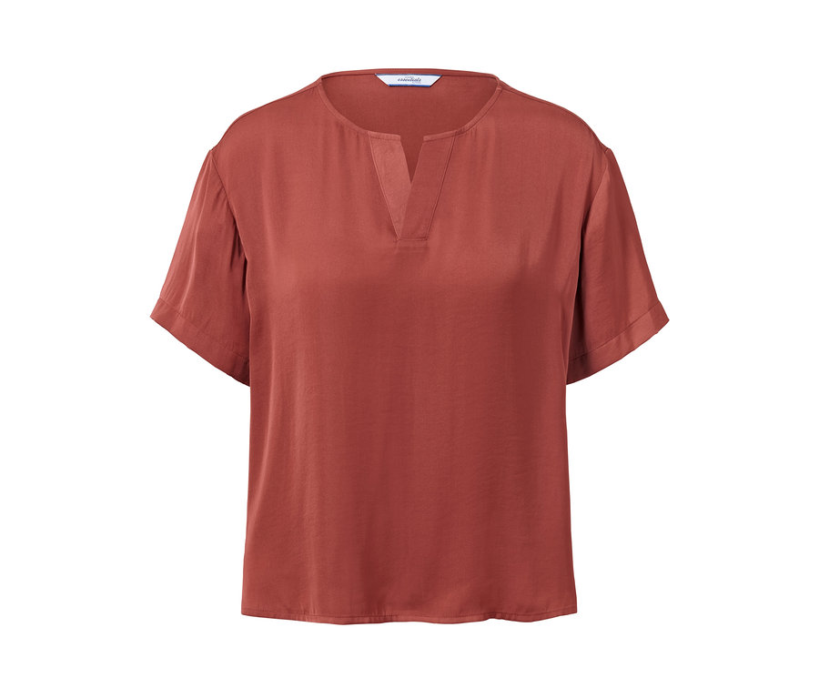 Saténová tuniková halenka.