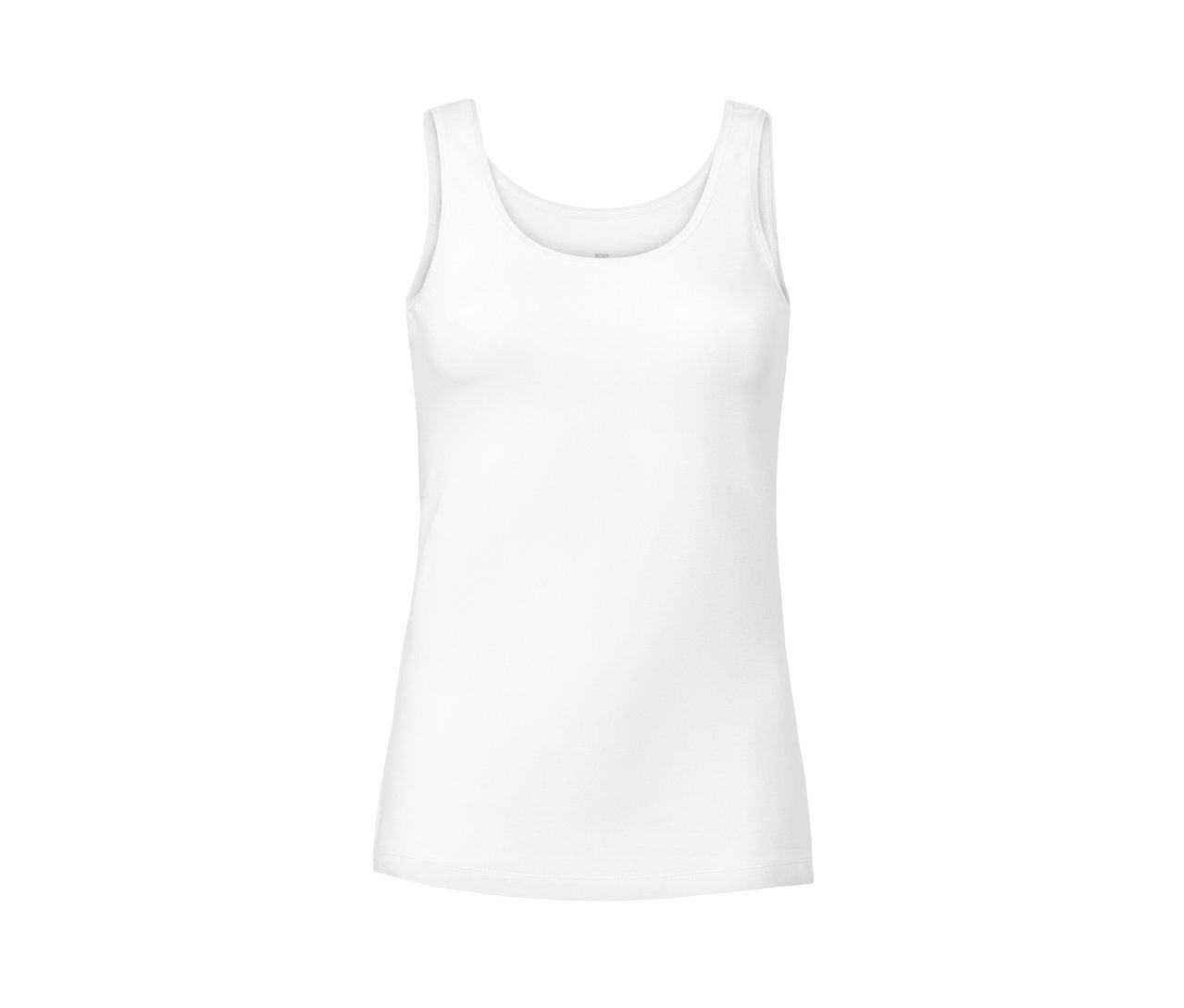 Bílé tílko. Košilka z dvoukusového setu.