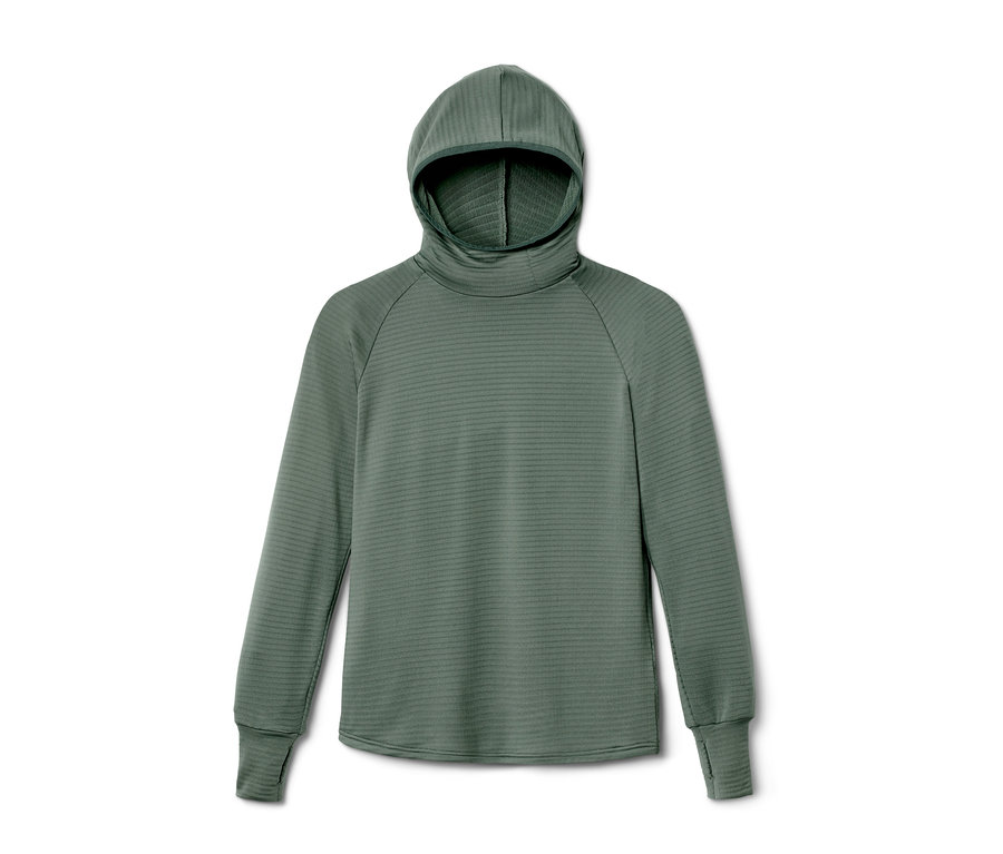 Zelené dětské funkční triko s dlouhým rukávem.