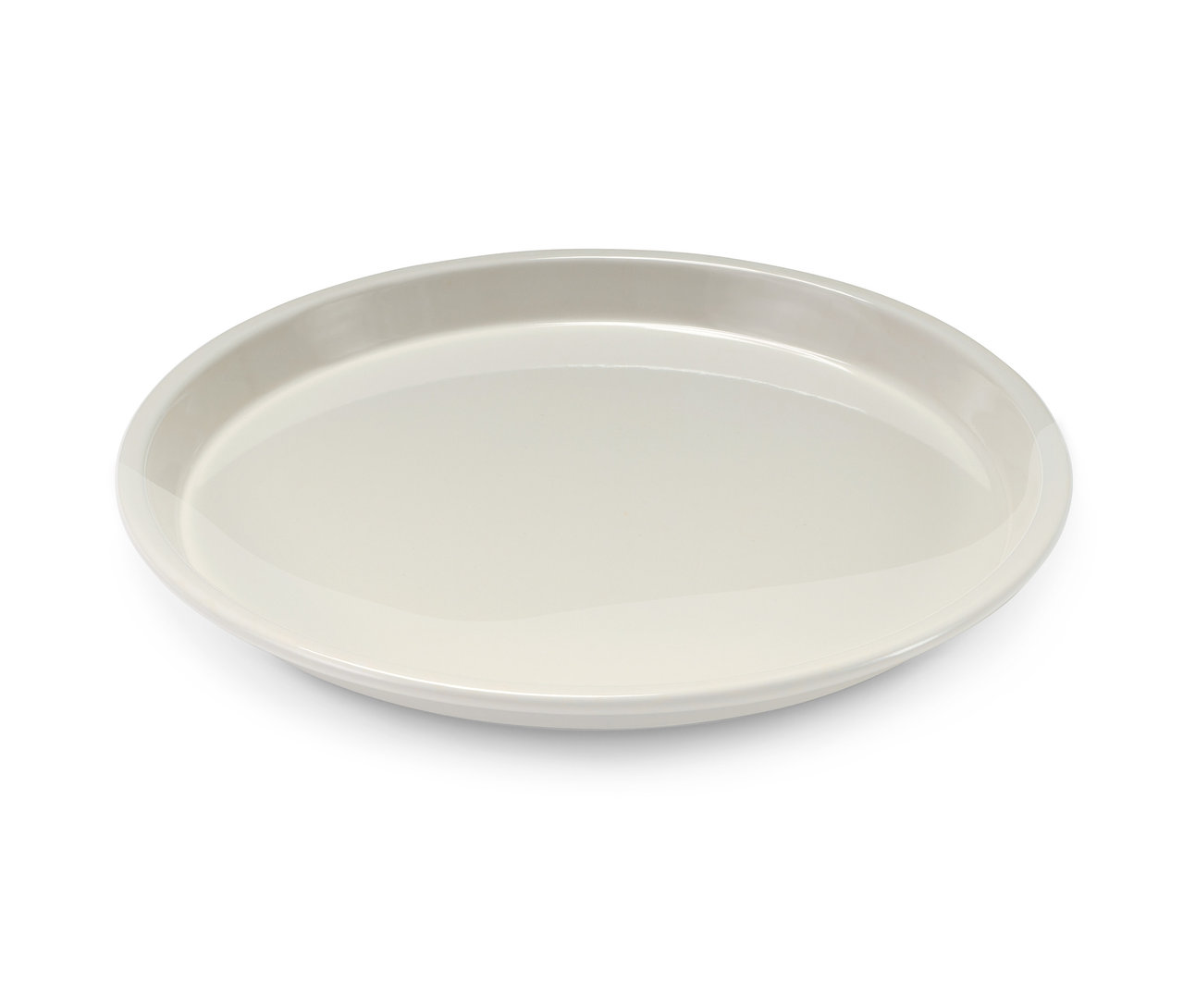 Smaltovaný plech na pizzu a servírování.