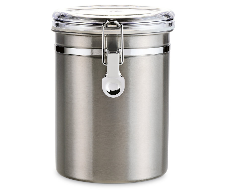 Vzduchotěsná dóza na kávu, ušlechtilá ocel