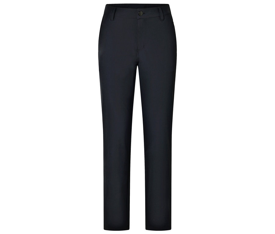 Tmavě modré kalhoty na bílém pozadí.