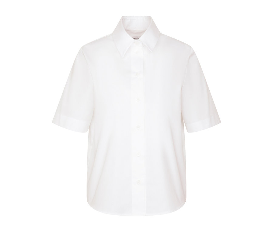 Bílá halenka s krátkým rukávem Seidensticker.