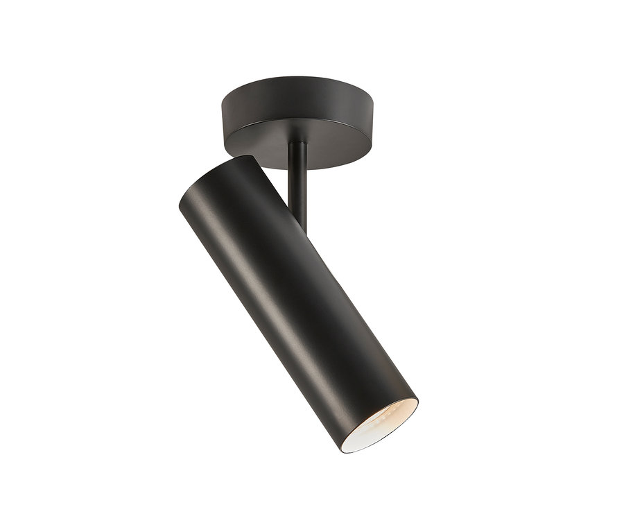 Černé bodové stropní svítidlo Nordlux »MIB 6«.