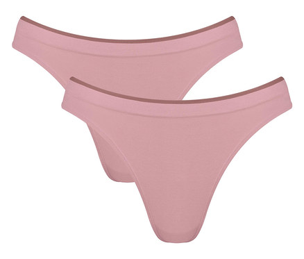 Vysoce vykrojené kalhotky sloggi GO Sense High leg, 2 ks, tea rose