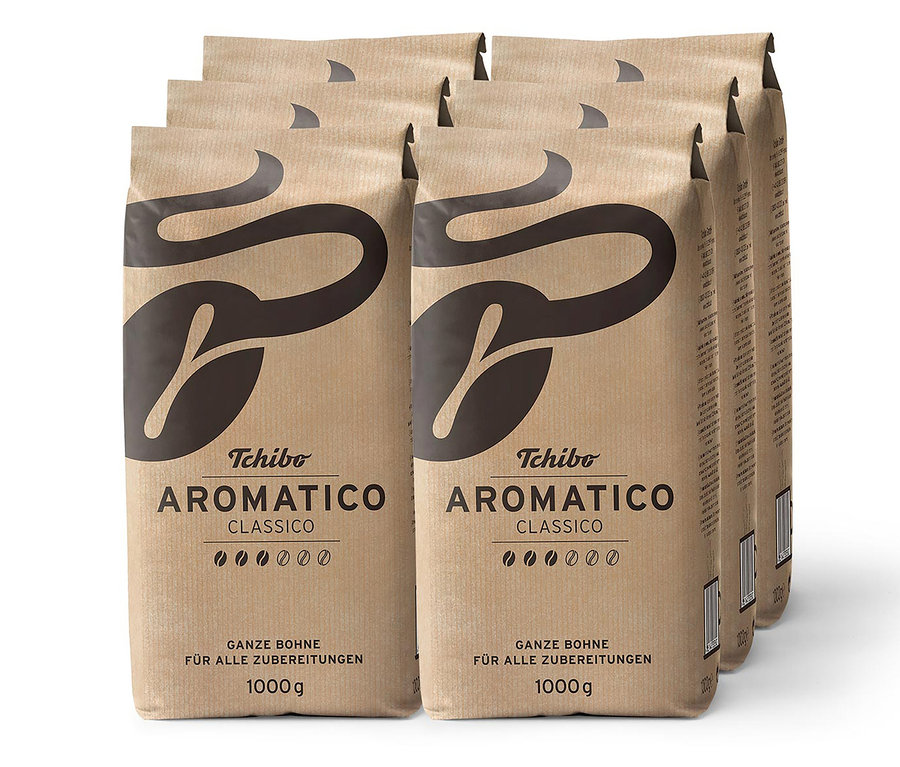 Aromatico Classico – 6 × 1 kg zrnkové kávy