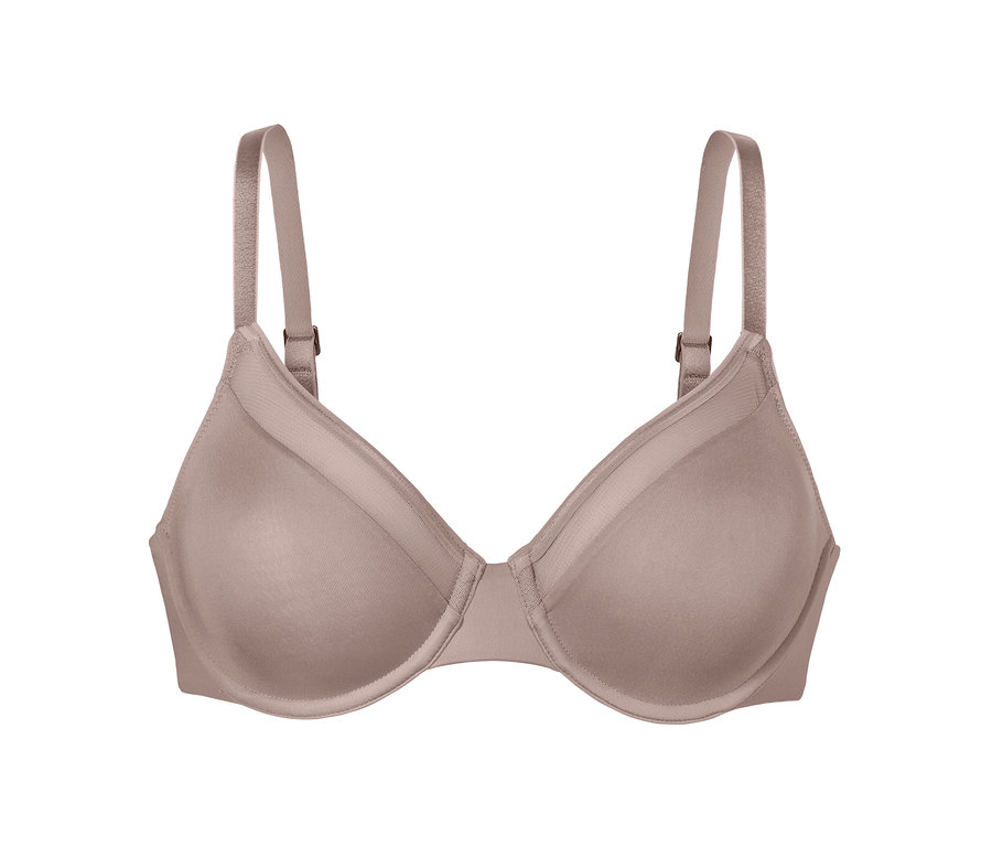 Béžová podprsenka s kosticemi.