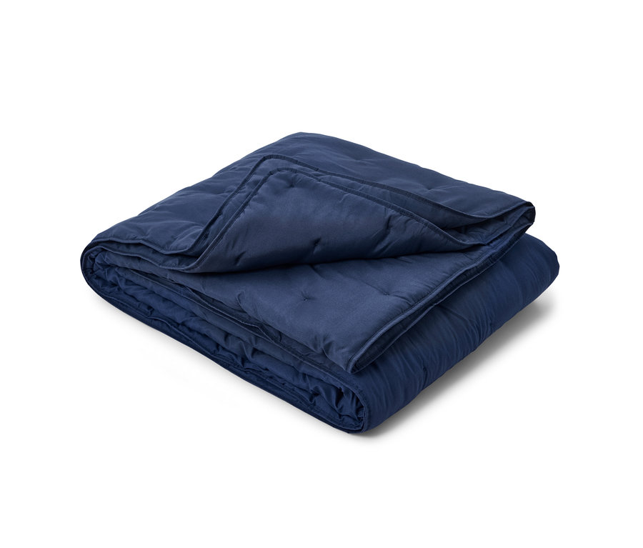 Složený přehoz na postel.