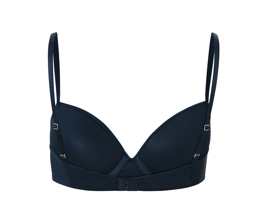 Detail vzadu na jedné z 2 podprsenek s vyztuženými košíčky.