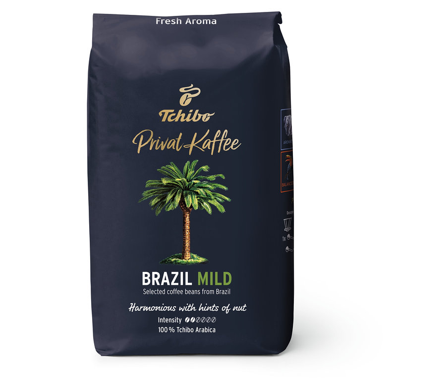 Privat Kaffee Brazil Mild - 500 g zrnkové kávy