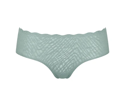 Bokové kalhotky sloggi ZERO Feel Bliss Hipster, misty turquoise na bílém pozadí.