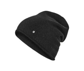 Čepice beanie z jemného úpletu se třpytivým efektem