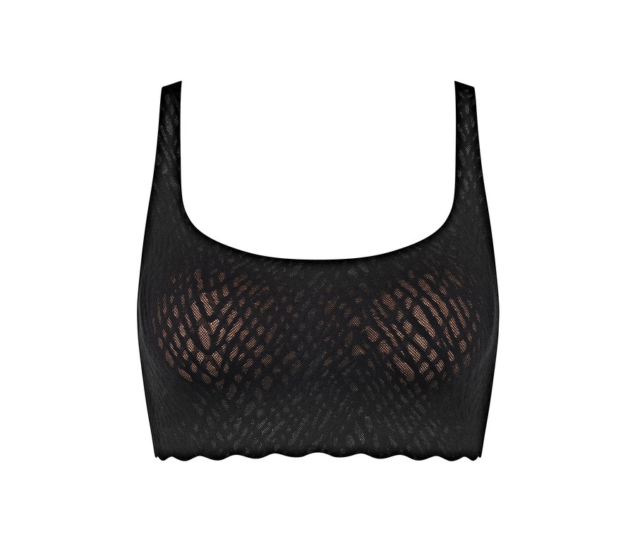 Černý top sloggi ZERO Feel Bliss Top.