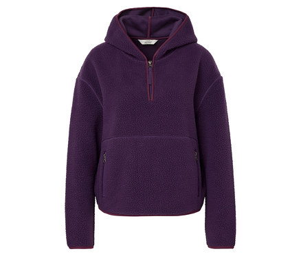 Svetr z hebkého plyše, fialová