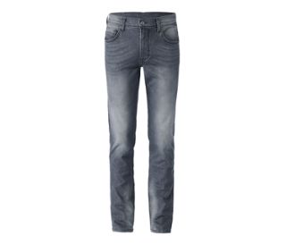 Medium dark black denim