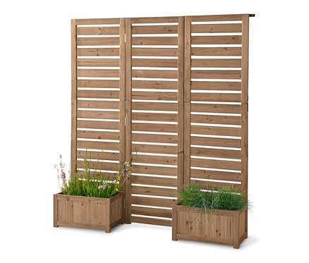 Flexibilní paraván s truhlíky